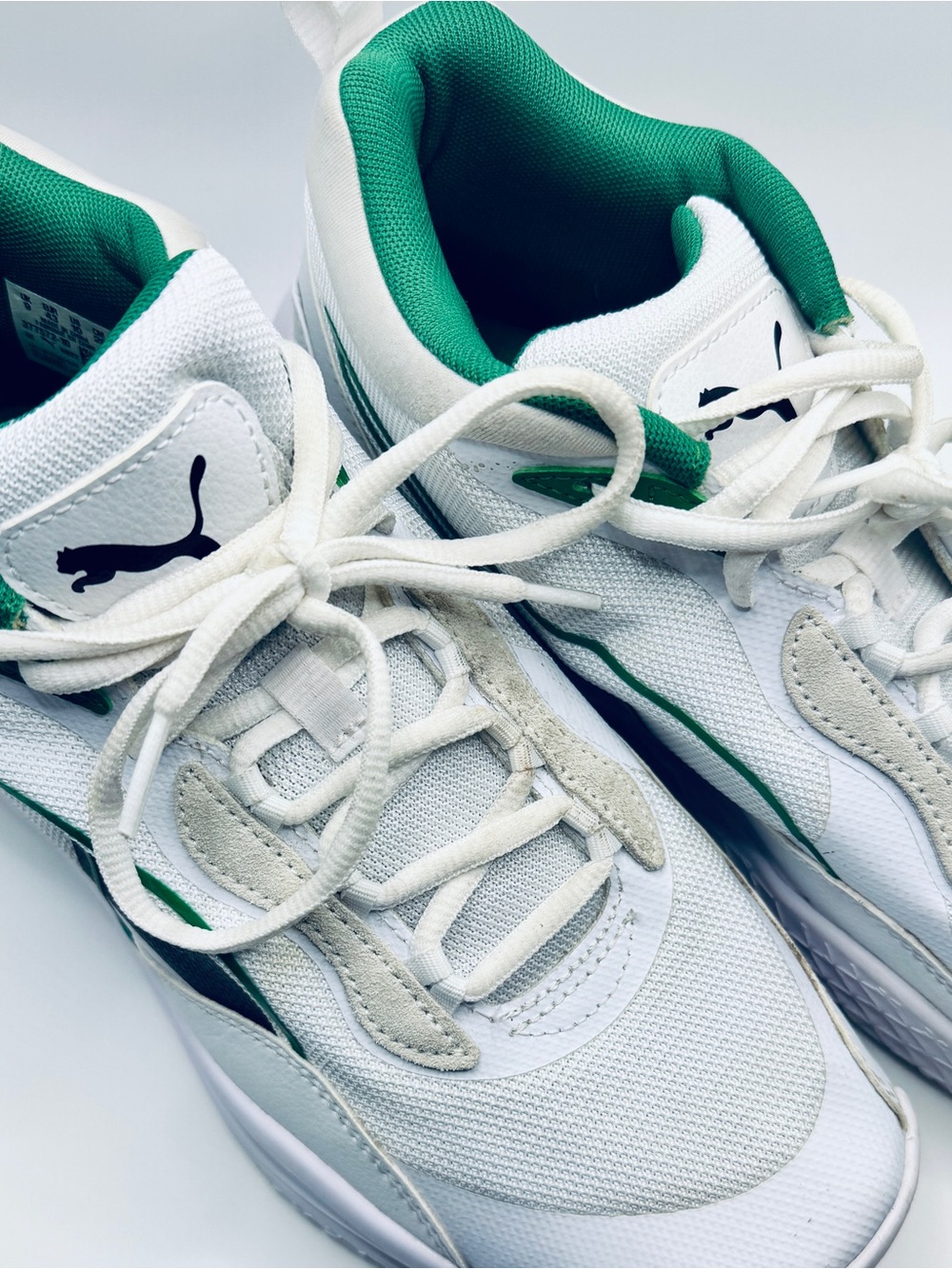 Size 10 - PUMA Playmaker White Archive Green